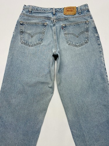 Vintage 90s Levis 560 Jeans Mens 36x34 Baggy Loose Fit Made In USA 1998 Grunge - Picture 4 of 17