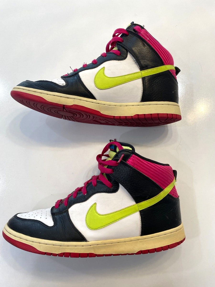 Nike #317982-127 Vintage 2012 High Volt White Fireberry Size