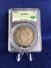 1884-S MORGAN SILVER DOLLAR $1 TOUGH COIN *CAC XF40 EXTREMELY FINE*