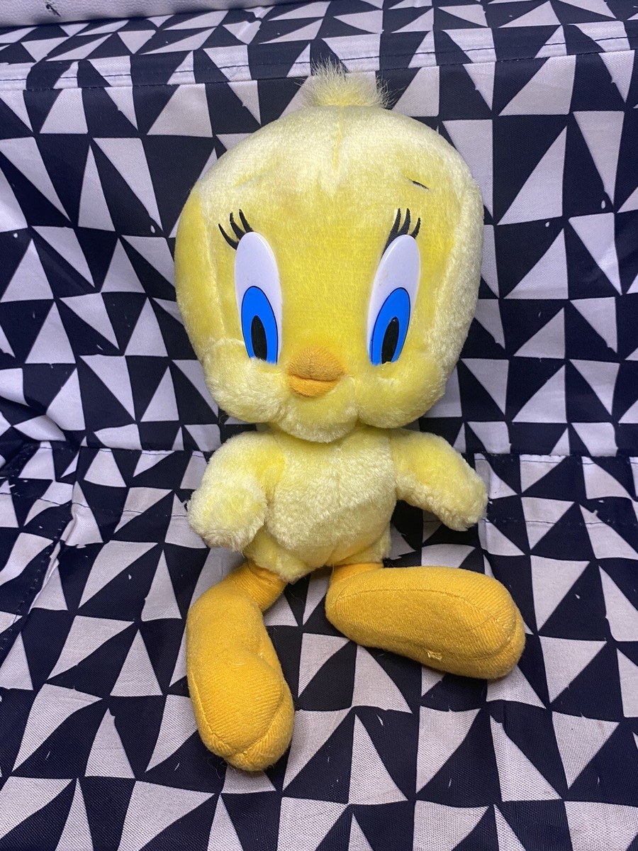 Tweety Bird and Taz Tasmanian Devil Plush-Looney Tunes - Lot Of 2