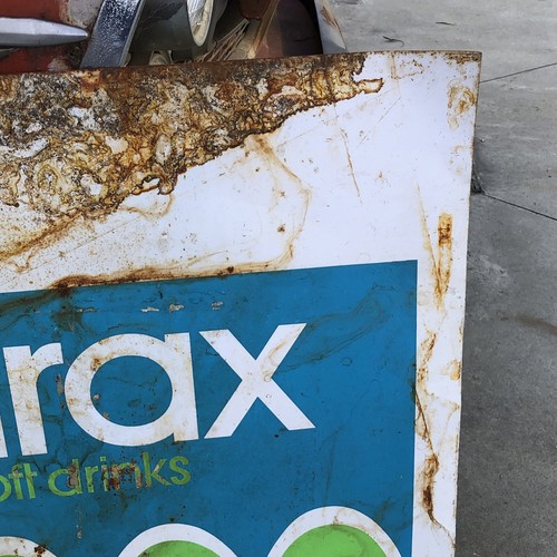 Tarax Soft Drinks Vintage Screenprinted Tin Sign eBay