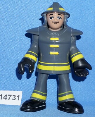 Fisher Price Imaginext Fireman Firefighter Rescue Action Figure 3''