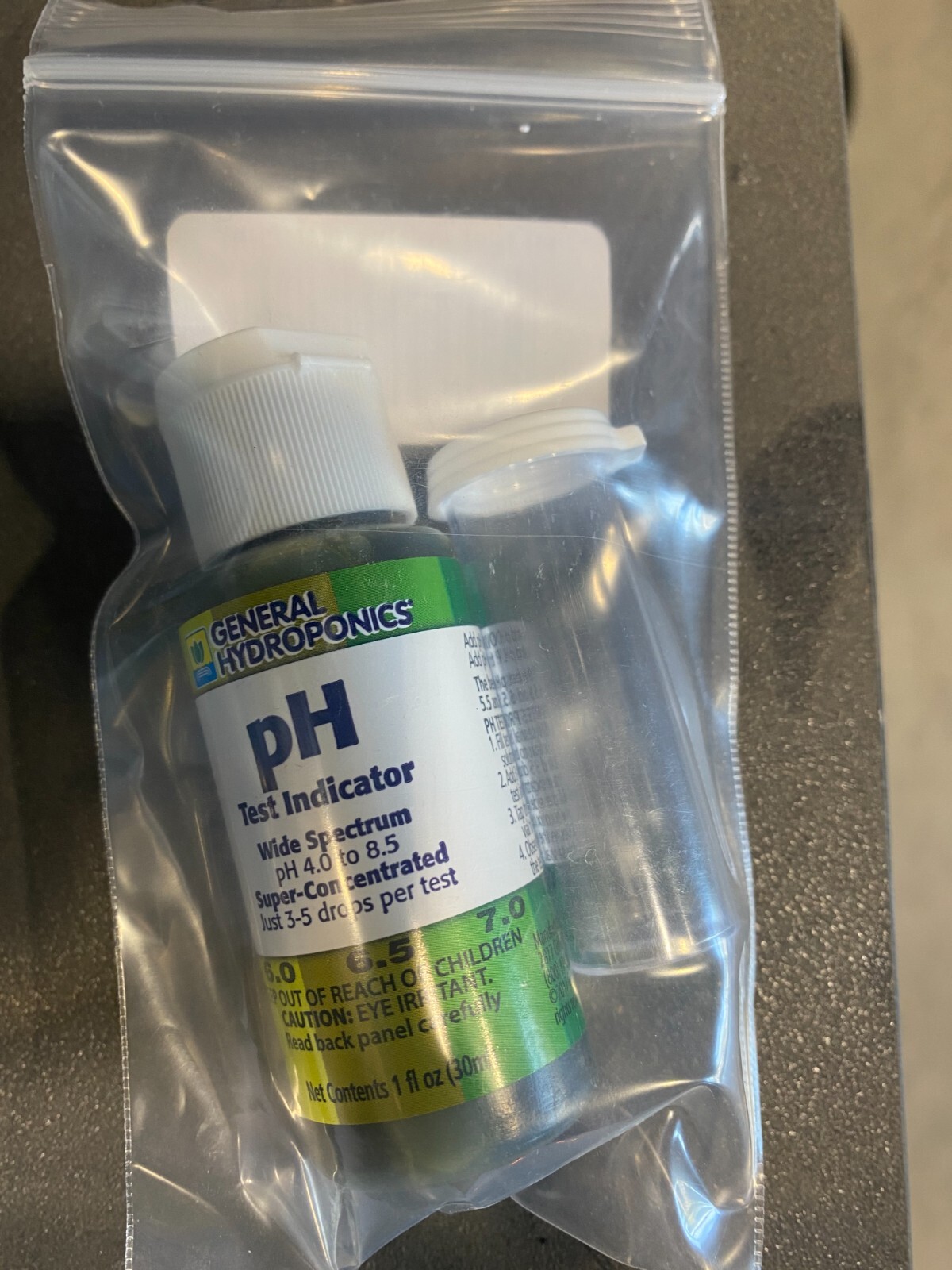 General Hydroponics pH Test Indicator Control Kit 1oz up down wide spectrum eBay