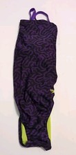 Speedo Women's Race Maze Flyback Swimsuit - Size 30 - Speedo Purple 502 - NWT