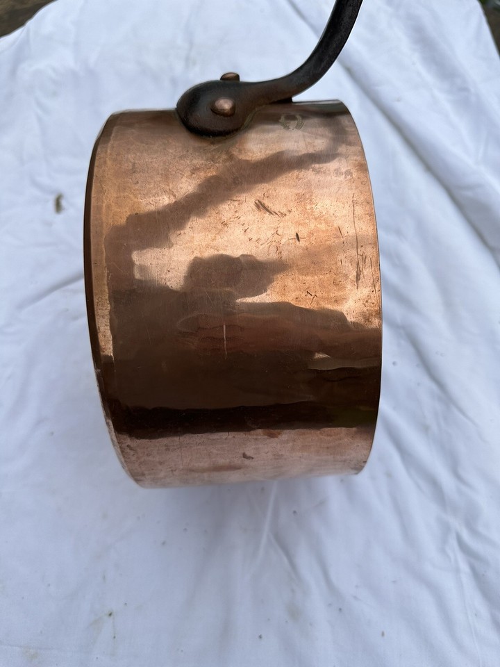 E DEHILLERIN Paris Ancienne Casserole En Cuivre Old French Copper eBay