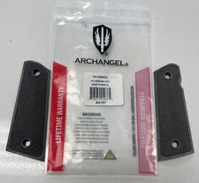 ProMag AA107 Aluminum 1911 Grip Panels Dark Grey