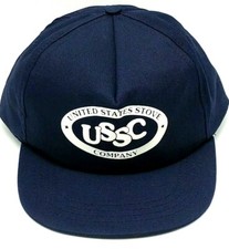 UNITED STATES STOVE COMPANY / USSC vintage adjustable blue cap / hat -USA Made