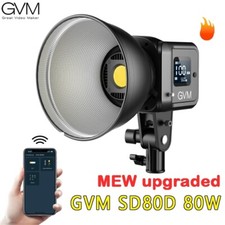 GVM SD80D 80W Bi-Color LED Video Light Handheld COB Day light With APP Control