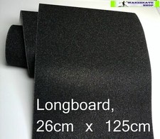 Longboard Griptape 10'', 26 cm x 125 cm schwarz medium