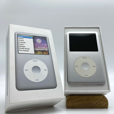 ポータブルプレーヤー Gizmobiles ipod classic NEW Apple iPod Classic 7th Generation Silver (1TB) Mp3 SEALED