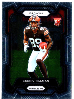 2023 Panini Prizm Football Cedric Tillman No. 321 Cleveland Browns