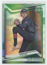 2022 Panini Elite Extra Edition Status Green Jake Madden 489/499 Los Angeles