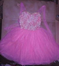 NEW Ballet Dance costume Ribbon Rosette Bodice LIGHT Pink 16C-14A