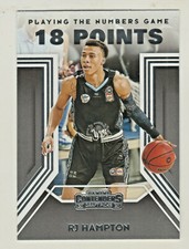 2020-21 Panini Contenders Draft PLAYING THE NUMBERS GAME 13 RJ HAMPTON RC Rookie