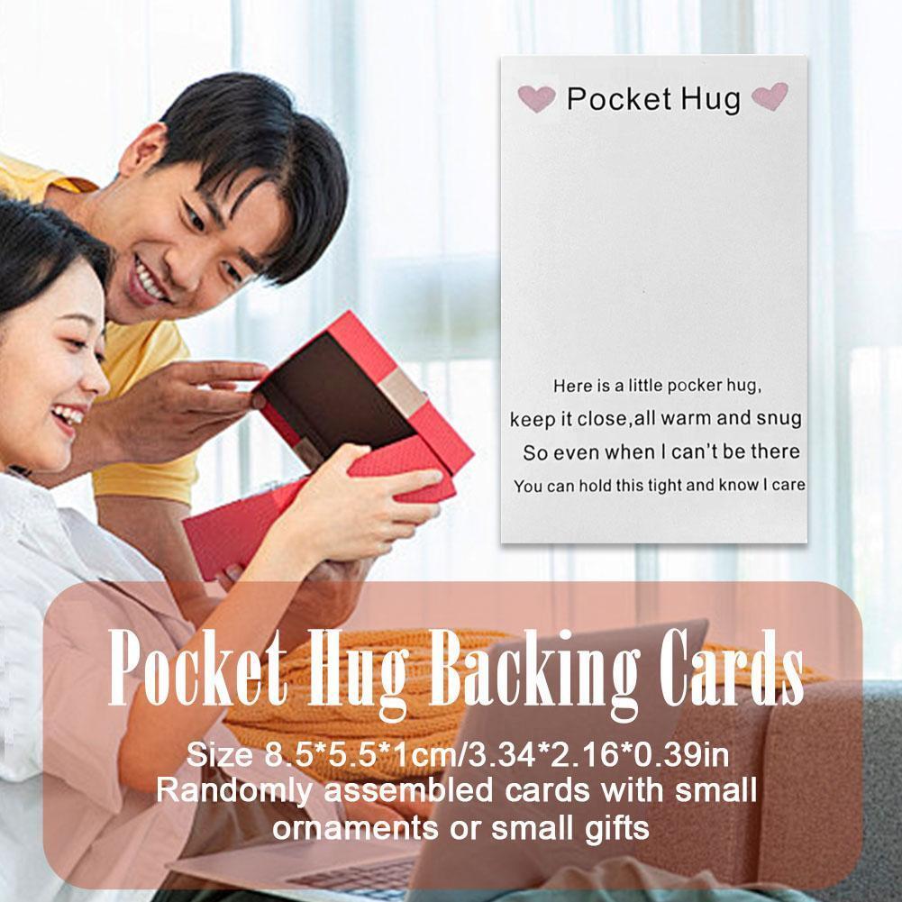 20pcs/30pcs Pocket Hug Backing Cards For Love Token Best Gifts 2024