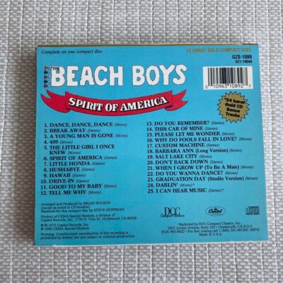 ザ・ビーチ・ボーイズ/スピリット・オブ・アメリカ［DCCコンパクトクラシック社製 Spirit of America by The Beach Boys (CD, Apr-1996, DCC