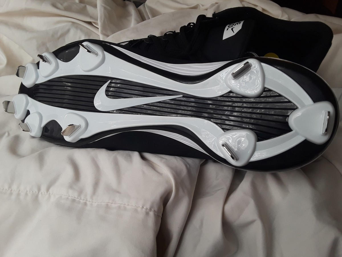 Nike Huarache 2K Filth Pro Low Baseball Cleats Men\'s 10 Black White 807126 010 Nike Air Huarache 2KFilth Elite Low Black Baseball Cleats  main image 3