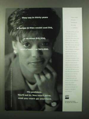 1996 TIAA-CREF Retirement Ad - In Thirty Years | eBay