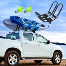 Foldable J Bar Kayak Ski Snow Wakeboard Paddleboard Car Top Roof Rack Carrier