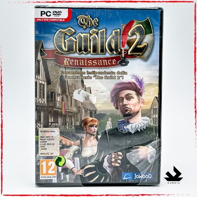 THE GUILD 2 RENAISSANCE INDEPENDENT EXPANSION - NEW SEALED - ITALIAN PC