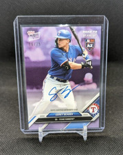 Corey Seager #06/25 2024 Topps Now Road to Opening Day On-Card Purple Auto CS-A