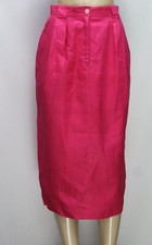 Vintage Talbots Women's Skirt 100 Linen Pink Size 8