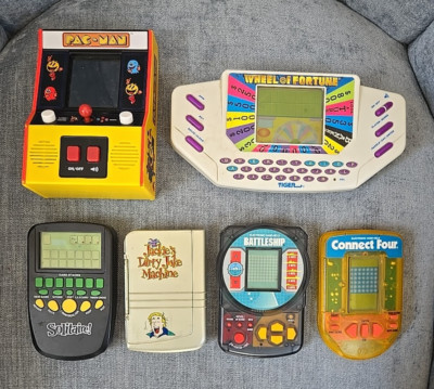 Hand Held Electronic Games - Some Vintage Lot of 6 Working