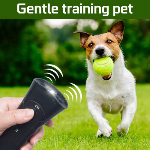 Petgentle Ultrason Anti Dog Aboying Pet Trainer DEL Light Doux Chaser Styles - Photo 1/16