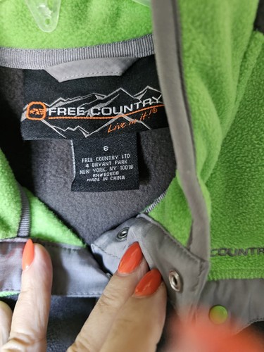 Free Country & Under Armour Activewear Outfit -Fleece Top & Pants- Size 6 - Picture 3 of 8