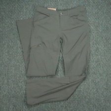 Patagonia Pants Womens 4 Gray Quandary Straight Stretch Zip Pocket Hiking 30x32