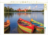 Calvendo Puzzle Litauen - Wasserburg Trakai | 1000 Teile Lege-GrößE 64 × 48 Cm F