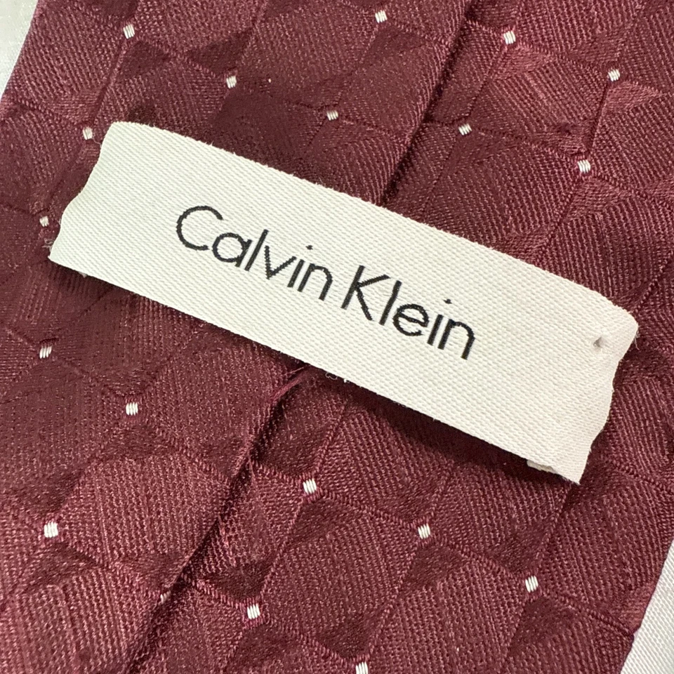 Corbata para hombre Calvin Klein mezcla de seda texturizada Foto 4 de 4