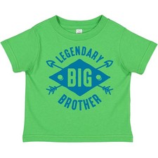 Inktastic Legendary Big Brother Toddler T-Shirt Bro Tribal Arrow Announcement