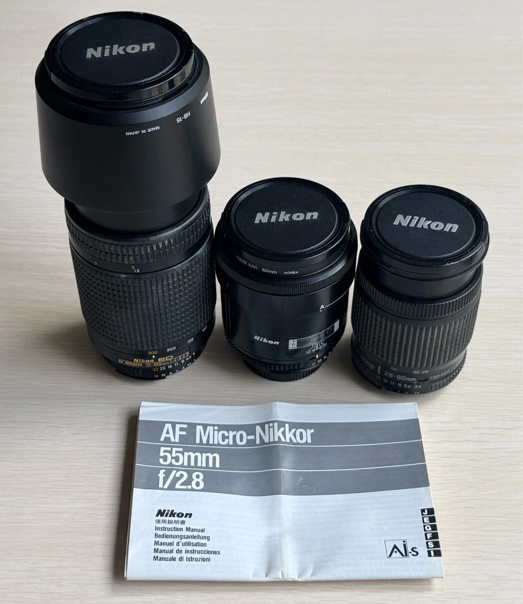 Nikon Micro-NIKKOR 55mm f/2.8 Fマウント Nikon Micro NIKKOR f/2.8 Camera Lenses 55mm Focal for sale | eBay