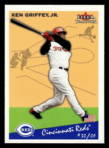 2002 Fleer Tradition Ken Griffey, Jr. #173 Cincinnati Reds HIGH GRADE GREAT!