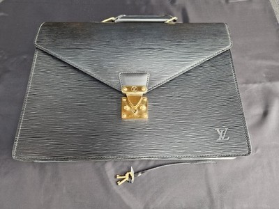 Louis Vuitton Aktentasche Leder Epi schwarz