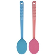 2 Back Massager Bath Brush Easy Lotion Applicator,Extra Long3193