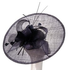 Large Fascinator Millinery Burlesque Wedding Hat Headband Party Race