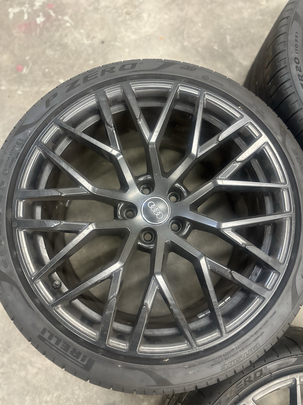2018 Audi R8 OEM 20” Wheels & Pirelli P Zero Tires| TPMS Sensors| Factory set 4