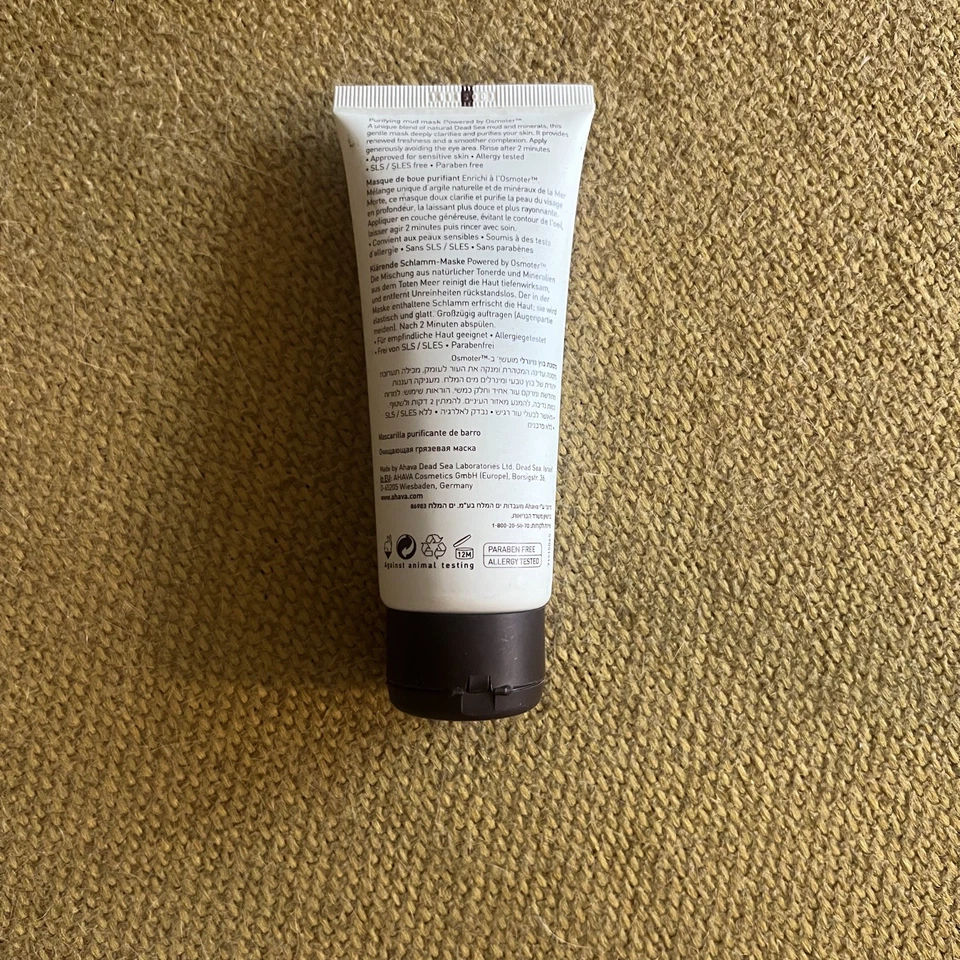 Máscara de lama purificadora BIG Ahava Time To Clear Dead Sea, tamanho completo, 4,4 oz/125 ml. - Imagem 2 de 4