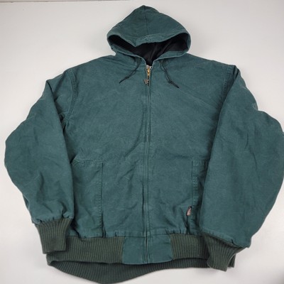 Vintage 90s Walls Work Wear Canvas  Detroit Style Jacket Green Wash Men's 3XL
