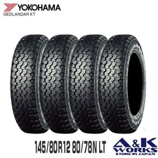 Yokohama Tire Geolander Kt 14580r12 Set Of 4 Japan Kei-truck Mud Snow Offroad Yokohama Tire Geolander Kt 14580r12 Set Of 4 Japan Kei-truck Mud Snow Offroad