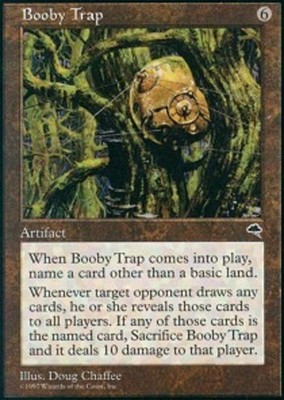 Booby Trap - Tempest # MTG Magic The Gathering