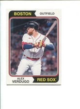 2023 Topps Heritage Oversized 1974 Topps Baseball #OB-AV Alex Verdugo ⚾