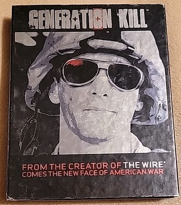 Generation Kill (Blu-ray, 2008) HBO 7-Part Mini-Series 3-Disc Box Set