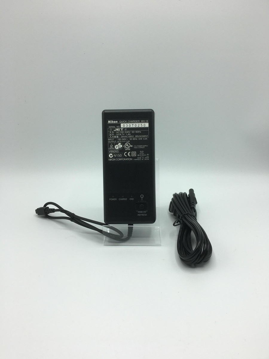 フィルムカメラ Nikon QUICK CHARGER MH-16 Genuine Nikon MH-16 Quick Charger for EN-4 Battery for D1