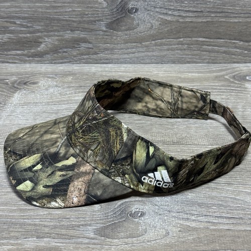 Adidas ADJ Mossy Oak Break-Up Woodland Camo Adjustable Strapback Visor - Picture 4 of 9