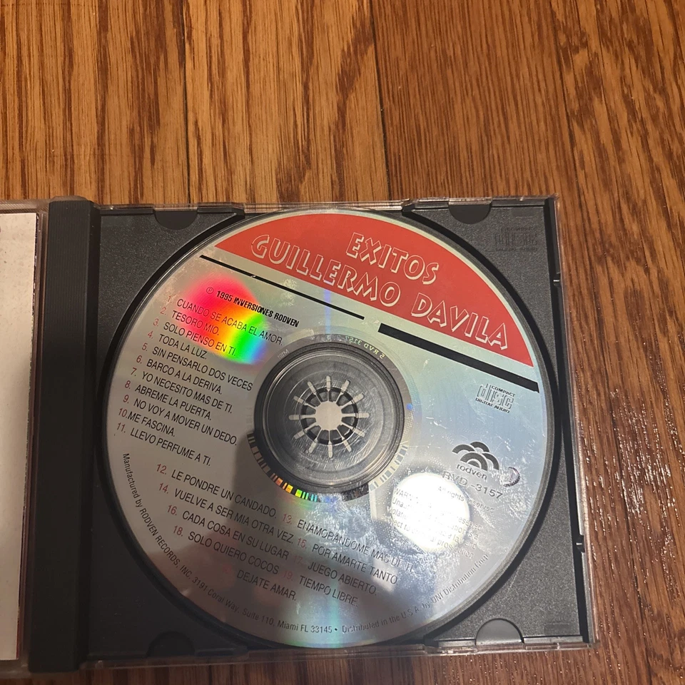 Guillermo Davila - Exitos - 1995 - аудио компакт-диск - Изображение 3 из 4