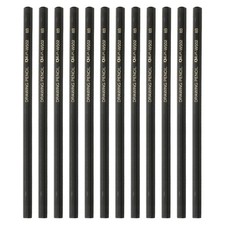 12Pcs 8B Drawing Pencils for Sketching, Black
