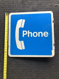Phone Booth Sign | eBay